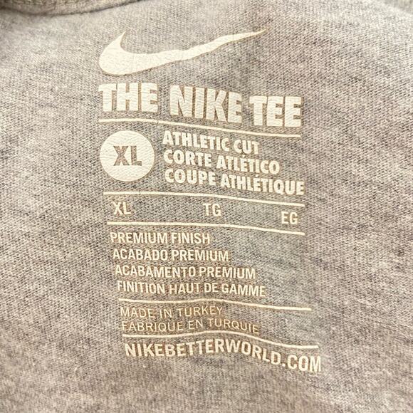 NIKE Sportswear Essential Womens Icon Tee In Heather Gray Women’s Size XL - Picture 8 of 10